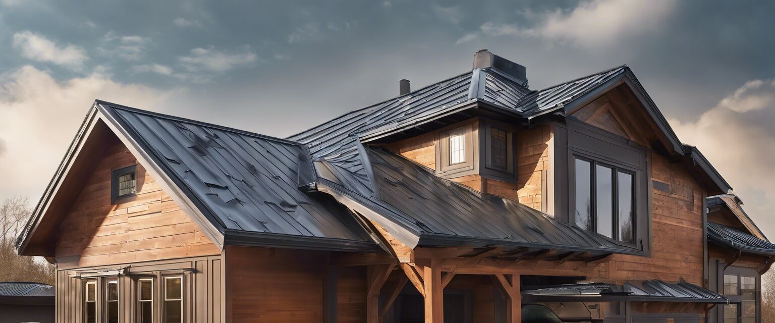 Benefits of metal roofing infographic