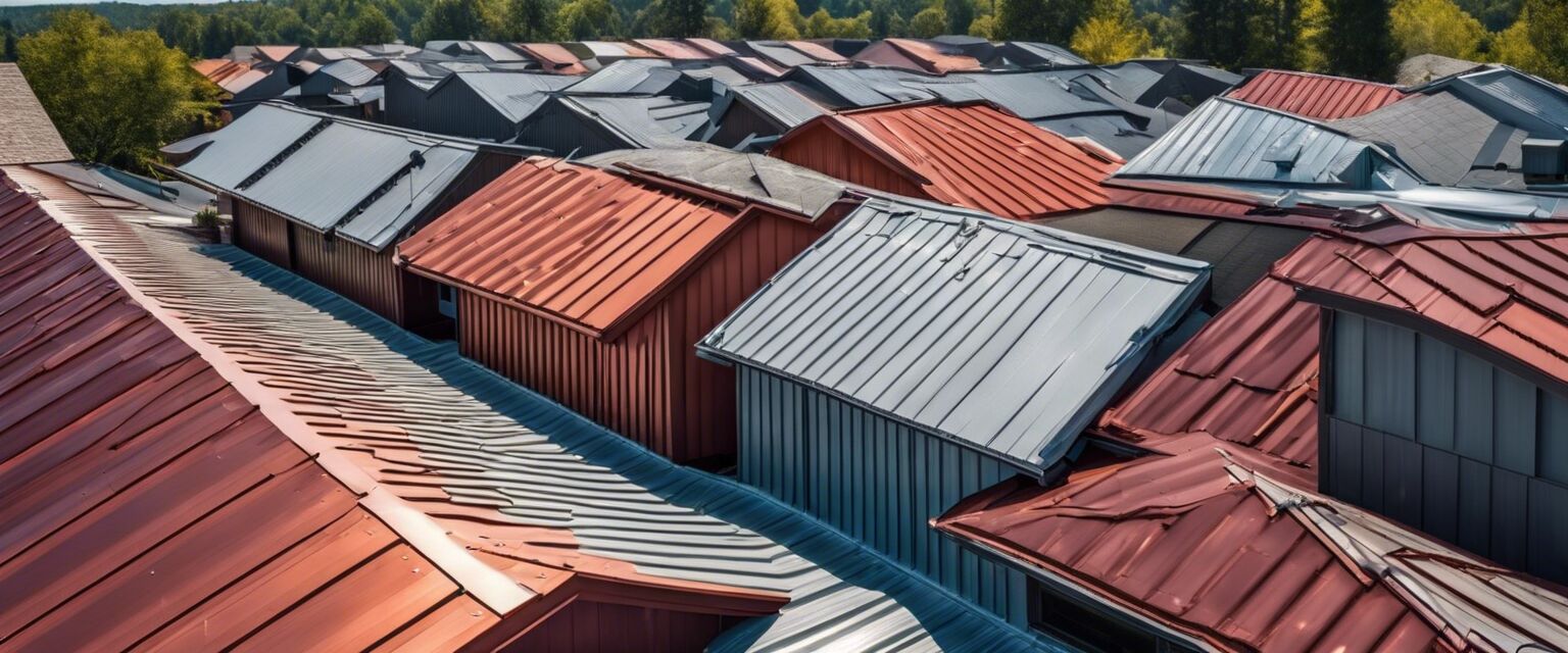 Metal roofing designs